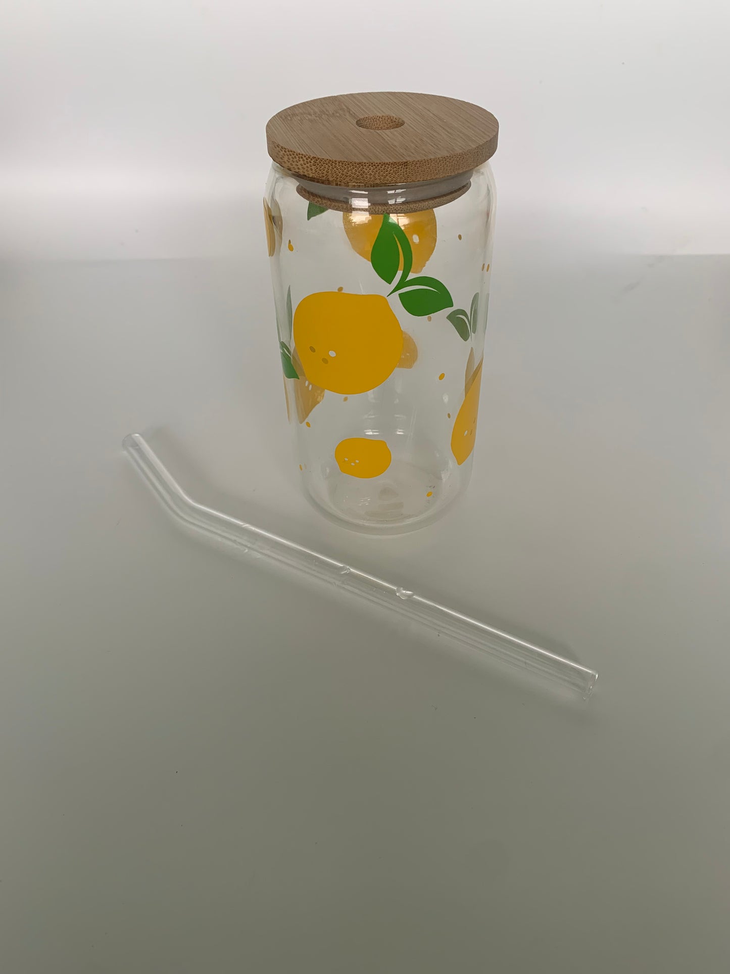 Coffee Cup Lemons w/ Lid and Straw